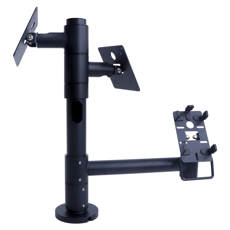 Custom Multifuntional POS Stand Adjustable Height and angle