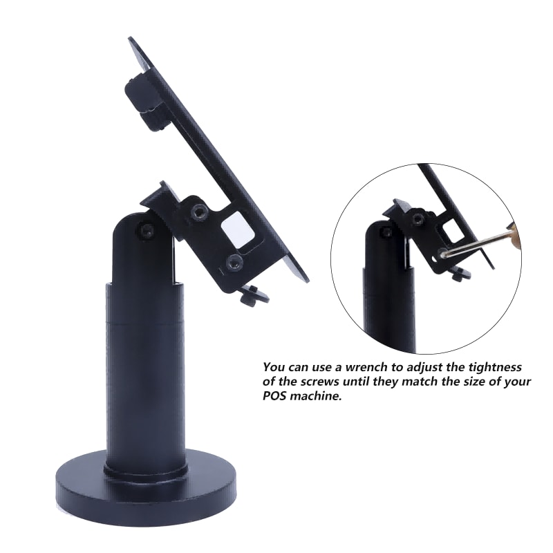 Anti-theft Metal POS Terminal Holder for PAX, configuration view 1