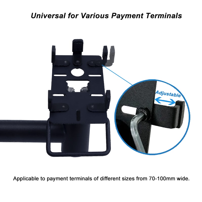 Height-Adjustable VESA POS Stand, compatibility view 1