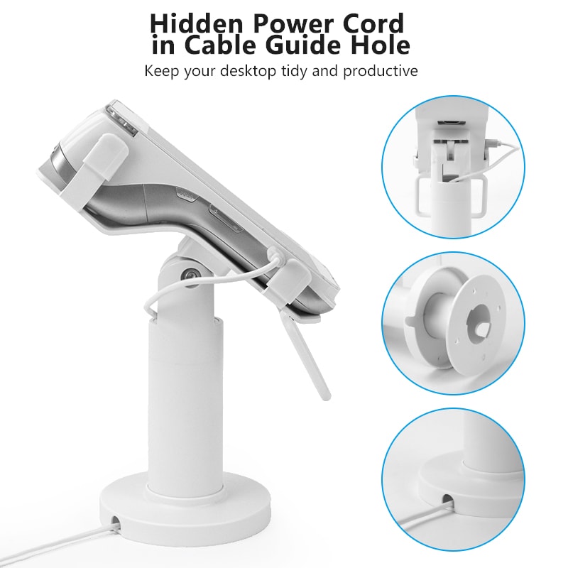 Adjustable POS Stand for PAX A920 Pro, cable view 1