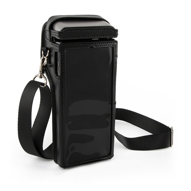 Handheld PU Leather POS Holster Case for Sunmi P3, feature view 1